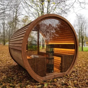Thermo Wood Barrel Sauna Solara